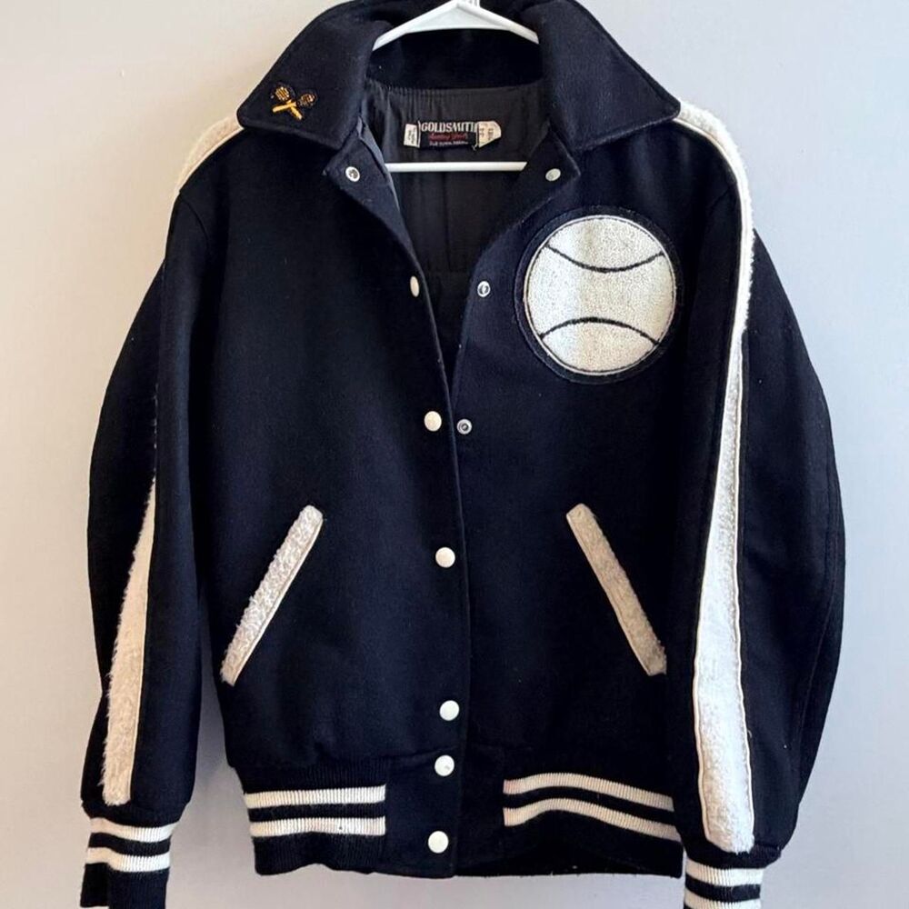 Rare True Vintage H.M. Goldsmith Old Town Maine Wool Varsity Jacket 60s